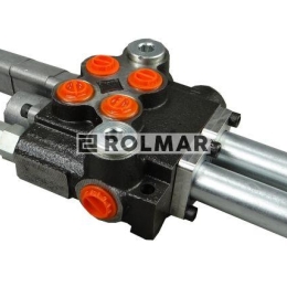 Rozdzielacz hydrauliczny 40L/min 2-sekcyjny z jedną sekcją pływającą na linki (kity)  
