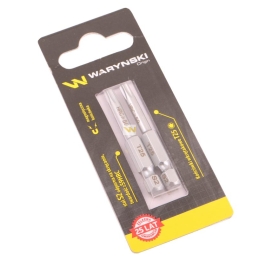 Końcówki wkrętakowe bity T25 50mm Waryński komplet w blistrze dwusztukowym