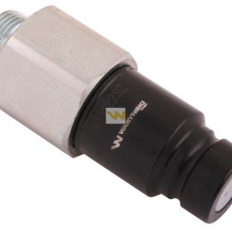 Szybkozłącze hydrauliczne suchoodcinające wtyczka M22x1.5 15L gwint zewnętrzny ISO16028 Waryński