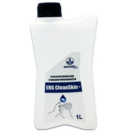 Płyn do dezynfekcji rąk o działaniu wirusobójczym przeznaczony do higienicznej i chirurgicznej dezynfekcji rąk oraz powierzchni 1l ERG CleanSkin