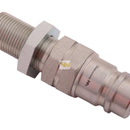 Szybkozłącze hydrauliczne wtyczka long z eliminatorem ciśnienia M20x1.5 gwint zewnętrzny EURO (ISO 7241-A) Waryński