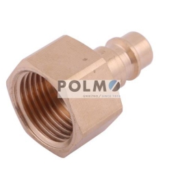 Szybkozłącze pneumatyczne P26 NW7.2 wtyczka 1/2"BSP gwint wewnętrzny POLMO  ( sprzedawane po 5 )