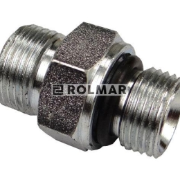 Złącze hydrauliczne proste BB G3/8-18x1.5 z uszczelnieniem (G3/8X18)