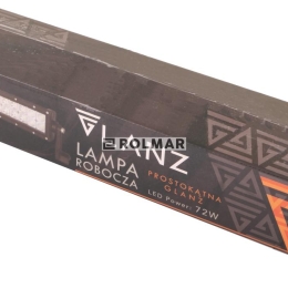 Lampa robocza prostokątna 72W 24 LED GLANZ