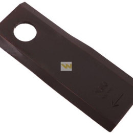 Nóż. nożyk kosiarka prawy 122x46x4mm otwór 18.25 zastosowanie 56451300 Kuhn WARYŃSKI ( sprzedawane po 25 )