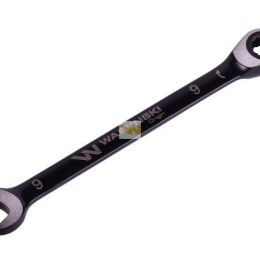 Klucz płasko-oczkowy 9 mm z grzechotką 72 zęby standard ASME B107-2010 Waryński