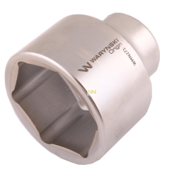 Nasadka sześciokątna 3/4". 60 mm. CrV50BV30. DIN 3124. Waryński