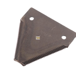 Nóż żniwny 80x76x2mm otwór 5.5 zastosowanie C15 WARYŃSKI ( sprzedawane po 25 )