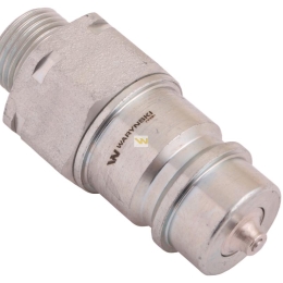 Szybkozłącze hydrauliczne wtyczka M18x1.5 gwint zewnętrzny EURO (9100818W) (ISO 7241-A) Waryński (opakowanie 100szt)