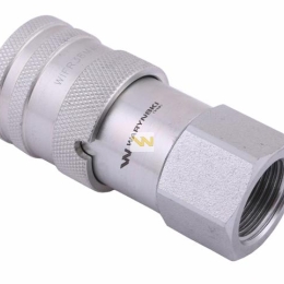 Szybkozłącze hydrauliczne suchoodcinające (rozmiar 3/8) gniazdo G1/2"BSP gwint wewnętrzny ISO16028 Waryński