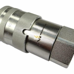 Szybkozłącze hydrauliczne suchoodcinające gniazdo G1/2"BSP gwint wewnętrzny ISO16028 Waryński