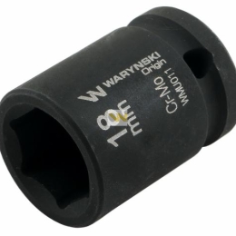 Nasadka udarowa sześciokątna 1/2". 18 mm. CrMo. DIN 3129. Waryński