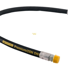 Przewód hydrauliczny 275 bar gwint M22x1.5 proste L-900mm DN12-2SN (AB-13-900; P11P21)  27.5MPa Waryński