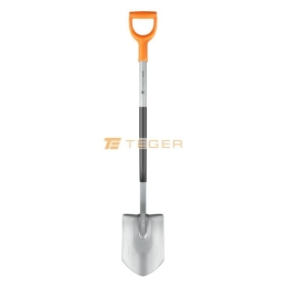 Szpadel szpiczasty na metalowym trzonku Extreme / TEGER