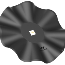 Talerz, prosty falowany gruba fala 510 otwór 30x30 grubość 5 mm stal borowa, Waryński