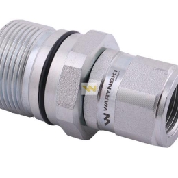 Szybkozłącze hydrauliczne skręcane gniazdo G1/2"BSP gwint wewnętrzny 300bar Waryński