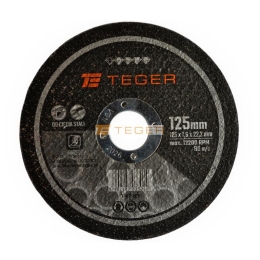 Tarcza korundowa do cięcia 125x 1.6 mm sprzedawane po 10 szt. TEGER