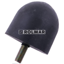 Resor. odbój gumowy śruba M12 wysokość 74mm NR-192 Przyczepa