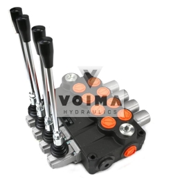 Rozdzielacz hydrauliczny 4-sekcyjny 120L VOIMA
