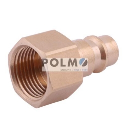 Szybkozłącze pneumatyczne P26 NW7.2 wtyczka 3/8"BSP gwint wewnętrzny POLMO  ( sprzedawane po 5 )