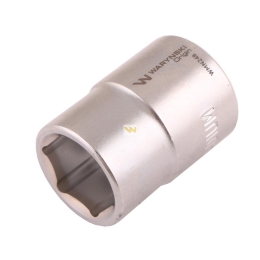 Nasadka sześciokątna 3/4". 24 mm. CrV50BV30. DIN 3124. Waryński