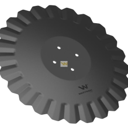 Talerz, tłoczony fi 510 mocowanie 4/98 grubość 4,5 mm stal borowa, Waryński