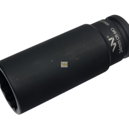 Nasadka udarowa 3/4" dwunastokątna ze stali CrMo 34mm bardzo długa D120 SLIM Waryński