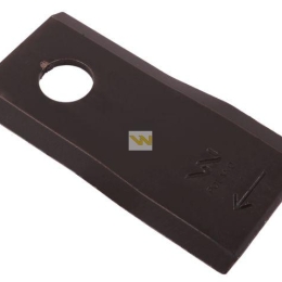 Nóż. nożyk kosiarka prawy 95x46x3,5mm otwór 16.25 zastosowanie 56151310 Kuhn WARYŃSKI ( sprzedawane po 25 )
