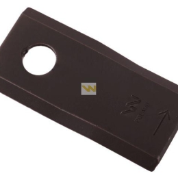Nóż. nożyk kosiarka lewy 95x46x3,5mm otwór 16.25 zastosowanie 56151210 Kuhn WARYŃSKI ( sprzedawane po 25 )