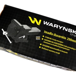Imadło ślusarskie przemysłowe z żeliwa sferoidalnego obrotowe 200 mm Waryński