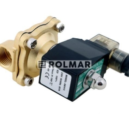 Elektrozawór 2N15 1/2" 230V AC NC (normalnie zamknięty) EPDM komplet z cewką i wtykiem