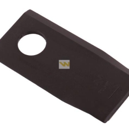 Nóż. nożyk kosiarka lewy 96x48x4mm otwór 19 zastosowanie 16503465 Deutz-Fahr WARYŃSKI ( sprzedawane po 25 )