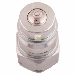 Szybkozłącze hydrauliczne wtyczka z eliminatorem ciśnienia M18x1.5 gwint zew. EURO (9100818W) (ISO 7241-A) Waryński