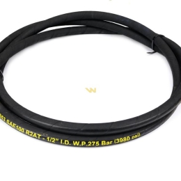 Przewód hydrauliczny 275 bar gwint M22x1.5 prosta/90 stopni L-3500mm DN12-2SN (AK-13-3500; P11P12) 27.5MPa Waryński