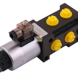 Dzielnik. zawór. elektrozawór kierunkowy elektromagnetyczny kontroli W-E12DVS6/2-80L G1/2" 12V 80L Waryński