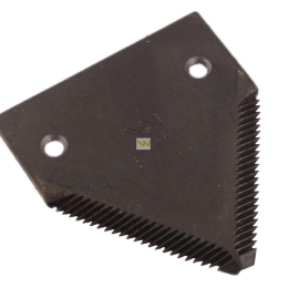 Nóż żniwny 83x76x3mm otwór 5.7 zastosowanie H213799 Schumacher WARYŃSKI ( sprzedawane po 25 )