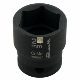 Nasadka udarowa sześciokątna 1/2". 24 mm. CrMo. DIN 3129. Waryński