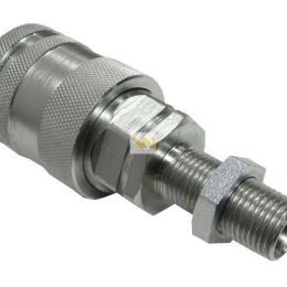 Szybkozłącze hydrauliczne gniazdo long M16x1.5 gwint zewnętrzny EURO PUSH-PULL (9100816GL) (ISO 7241-A) Waryński