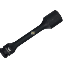 Nasadka udarowa 1/2", sześciokątna slim ze stali CrMo 22mm długość 150 mm, stosowane w mechanice do kluczy udarowych, Waryński
