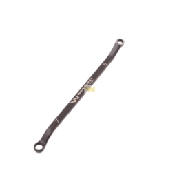 Klucz oczkowy odsadzony 6 x 7 mm. CrV standard ASME B107.9 Waryński