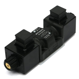 Rozdzielacz (elektrozawór NG 10) suwak "H" DL5-S2/10N-D12K1 12VDC (cewka x 2) Compact 320bar. 125l/min Duplomatic