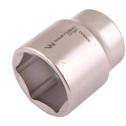 Nasadka sześciokątna 3/4". 40 mm. CrV50BV30. DIN 3124. Waryński