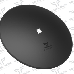 Talerz, gładki fi 510 otwór 30x30 stal borowa, 1279621010 1240040020, Royal Farm