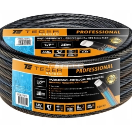 Wąż ogrodowy "PROFESSIONAL- NTS EXTRA FLEX" FI 1/2". 30m / TEGER