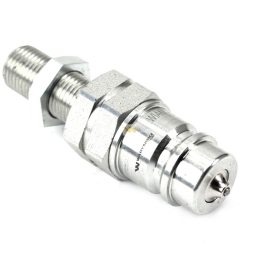 Szybkozłącze hydrauliczne wtyczka long M16x1.5 gwint zewnętrzny EURO (ISO 7241-A) z eliminatorem ciśnienia Waryński