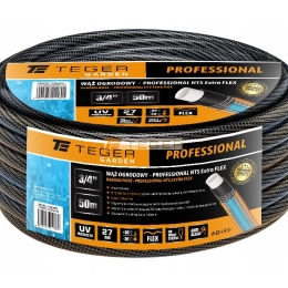Wąż ogrodowy "PROFESSIONAL- NTS EXTRA FLEX" FI 3/4". 50m / TEGER