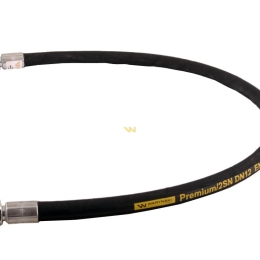 Przewód hydrauliczny 275 bar gwint DKR/DKR 1/2" BSP proste L-1000mm DN12-2SN (C11C11/211/13-1000) 27.5 Mpa