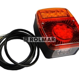 Lampa przyczepki diodowa LED z oświetleniem tablicy W18U