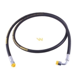 Przewód hydrauliczny 350 bar gwint M16x1.5 prosta/90 stopni (kolanko) L-2000mm DN08-2SN (AK-08-2000; P11P12) 35.0 MPa Waryński