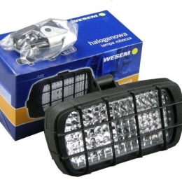 Lampa robocza prostokątna halogenowa 195x96 LPR1.06123 Wesem